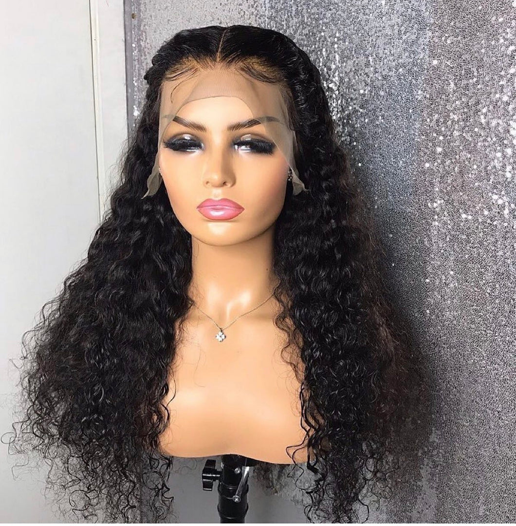 lace frontal wigs deep waves  Ruby 24p Virgin hair