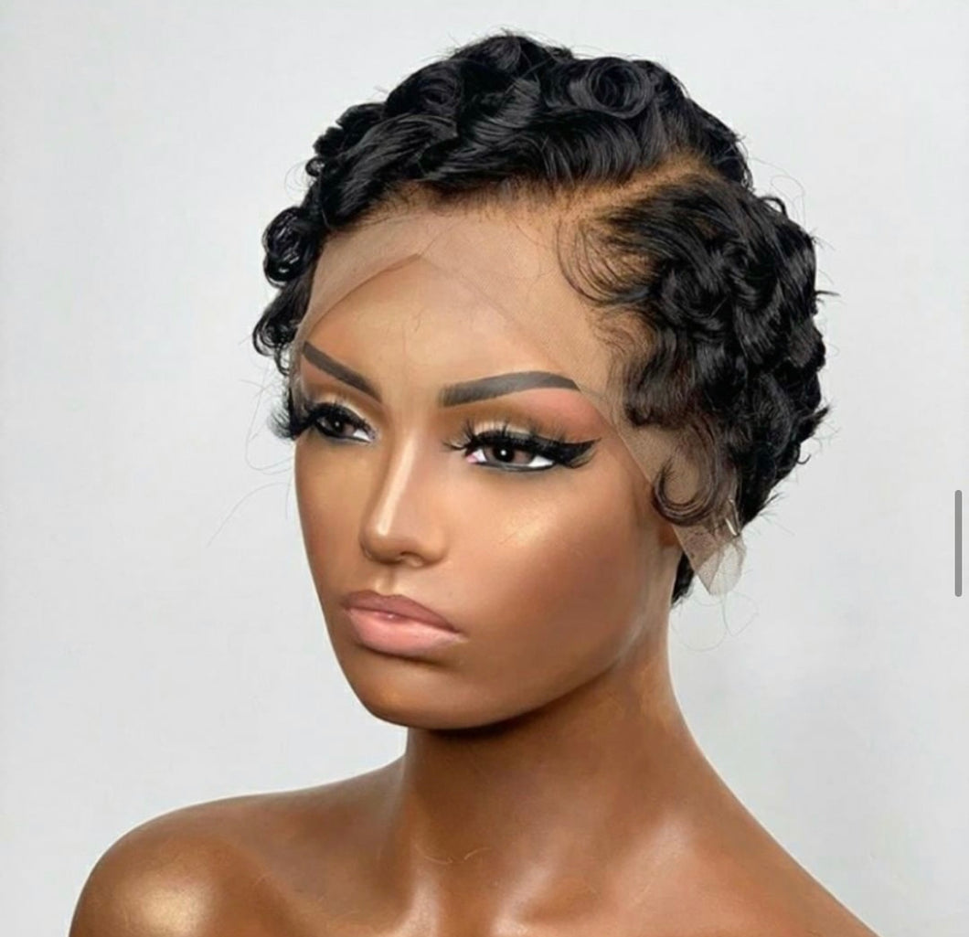 lace frontal wigs  sweetpearl indian waves shortbob customiser